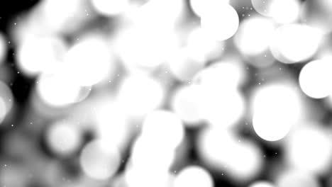 fondo de partículas abstractas desfocadas de 4k (en blanco y negro) - video de stock de bucle