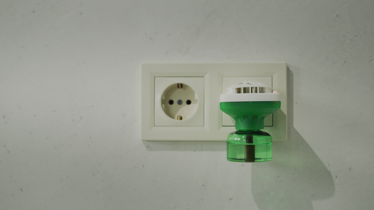 집 안 의 모기 를 죽이는 장치 이다. 전기 흡연기