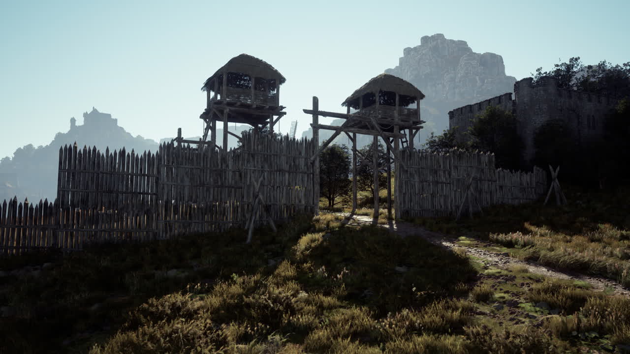 중세 요새 입구