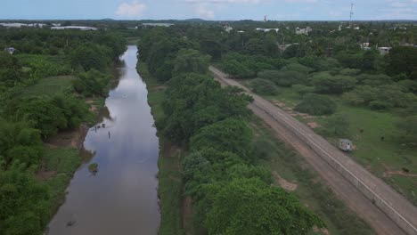 Toma-Aérea-De-La-Construcción-De-La-Valla-Fronteriza-Entre-Haití-Y-República-Dominicana