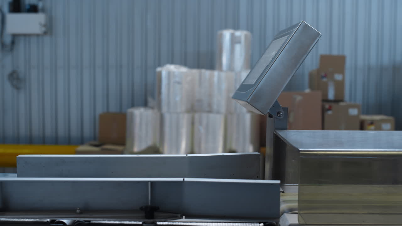 산업 창고 생산 상자에서 생산 제조 무게 스케일