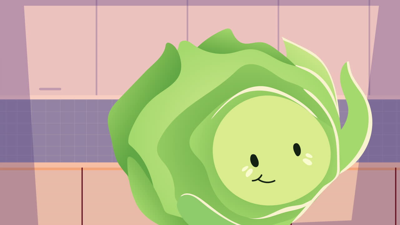 animación de personajes de tomate de verduras frescas