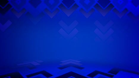y moderno patrón geométrico con rayas en filas en gradiente azul