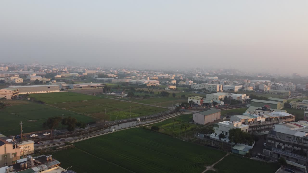 la vista aerea de taichung