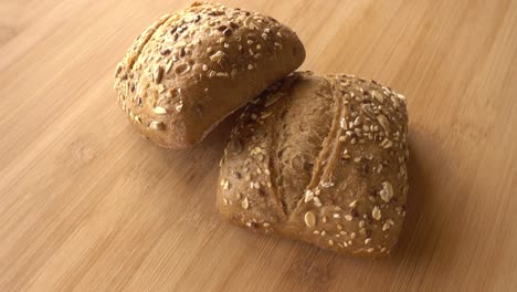 textura del pan con cereales