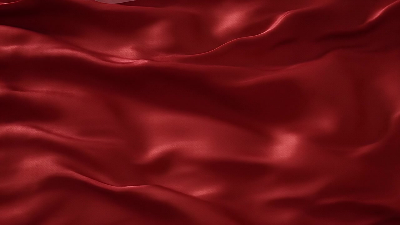 Sfondo di tessuto di seta rosso scuro fluente