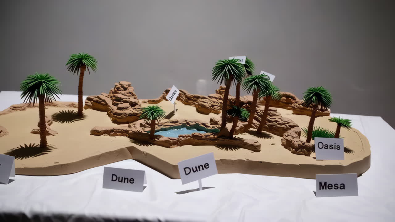 Model of an Oasis in the Desert