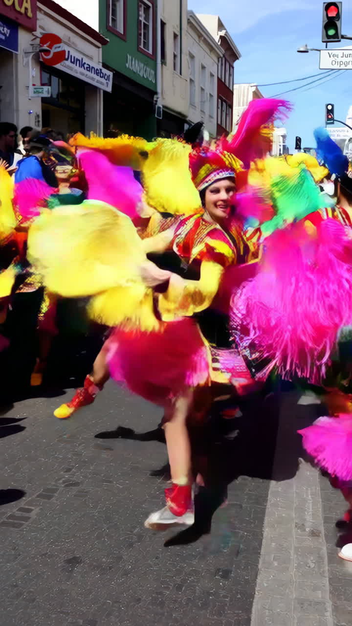 Colorful Festival Parade