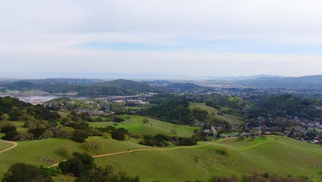 off the beaten path: aerial exploration of mountainous towns