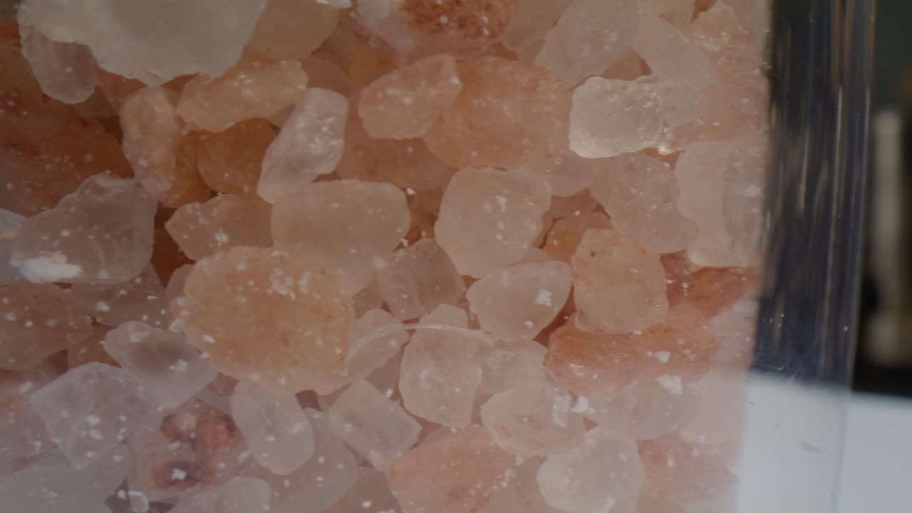 Macro video of Salt Shaker Spinning