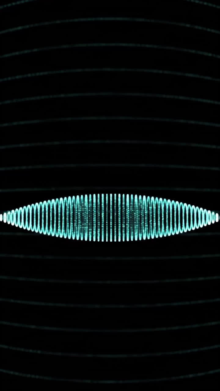 추상적인 음파 시각화