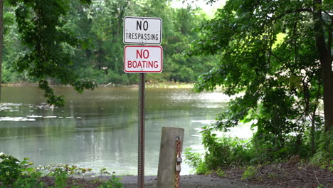 Lake, No Boating