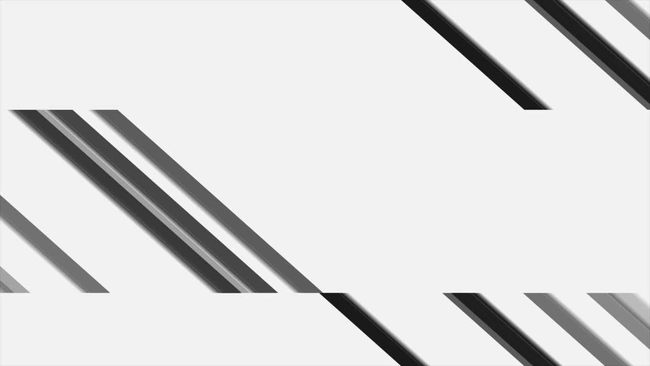 tecnología abstracta en blanco y negro fondo de movimiento