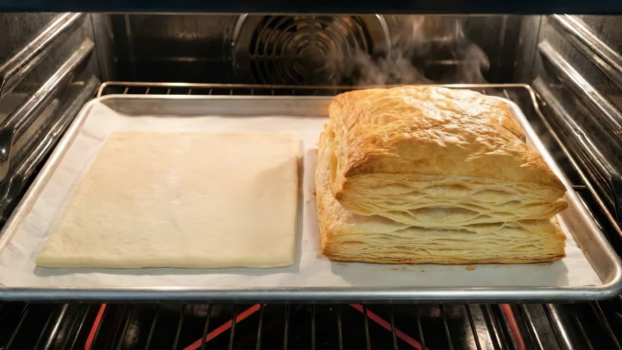 Butterdeig som stekes i ovnen
