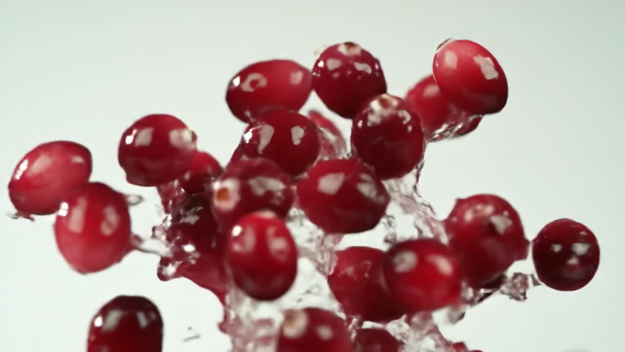 Cranberries Splashing