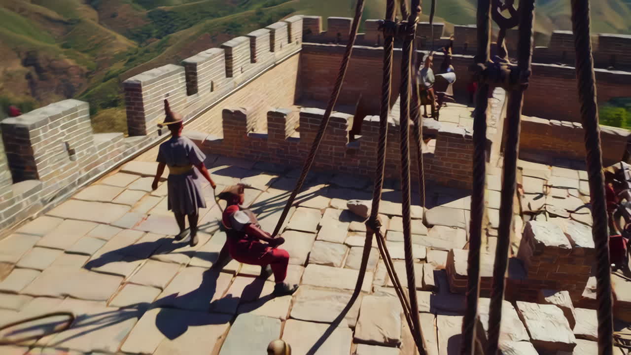 Reconstruction Work on the Great Wall of China