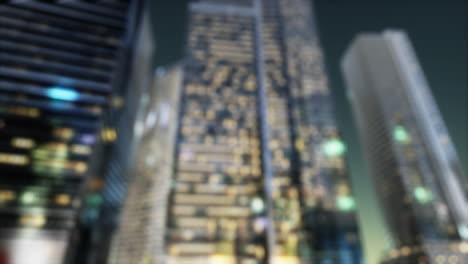 Abstract-urban-night-light-bokeh-defocused-background