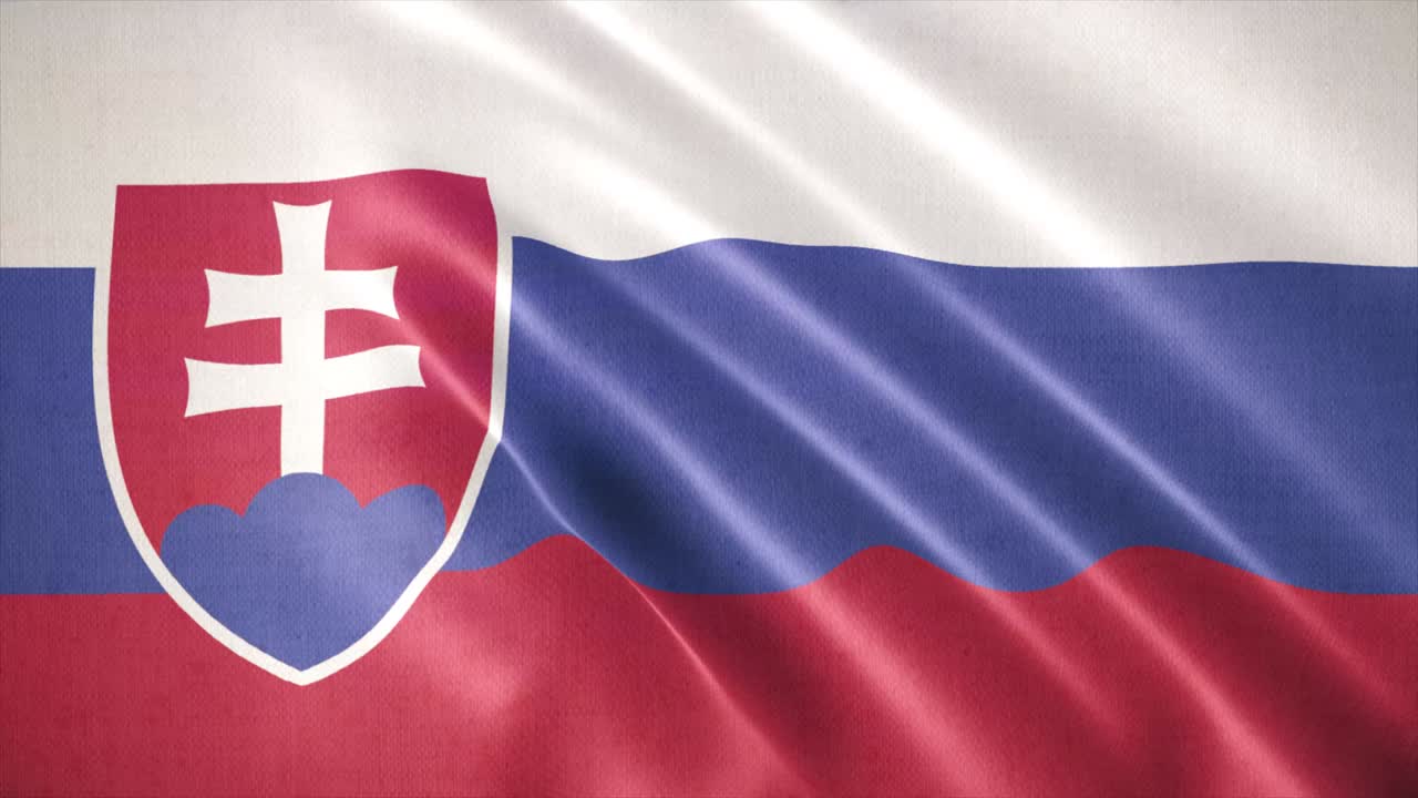 슬로바키아의 현실적인 흔들리는 발, 발 배경 애니메이션