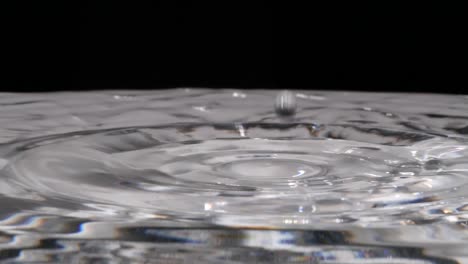 Amazing-slow-motion-of-water-drop-falling-with-black-background