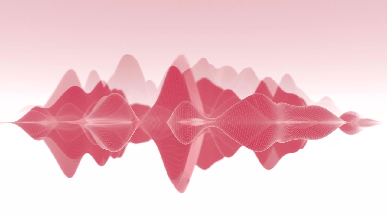 4k 추상적인 파동 모양