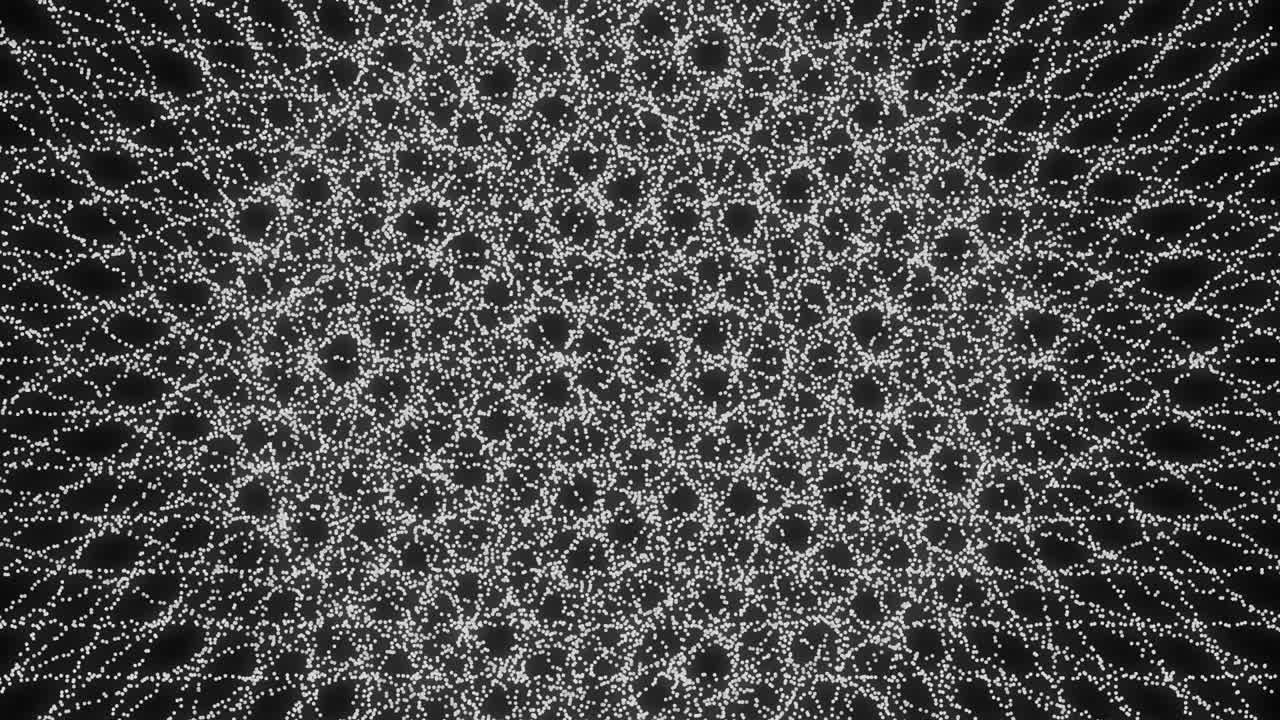 White color Dot Shape Pattern animation motion graphics