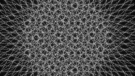 patrón de forma de punto de color blanco animación gráficos de movimiento