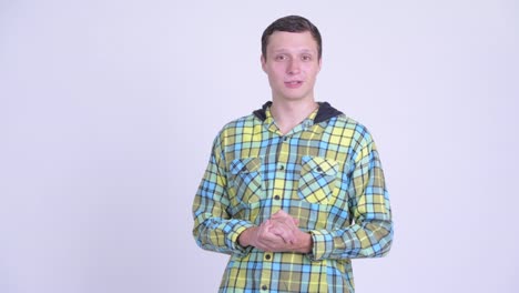 젊은 잘생긴 스터 남자
