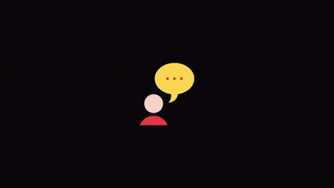 iconos coloridos de llamada, mensaje, célula trasfondo transparente con canal alfa