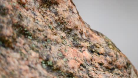 closeup of snowflakes falling on rock, nature outdoors macro