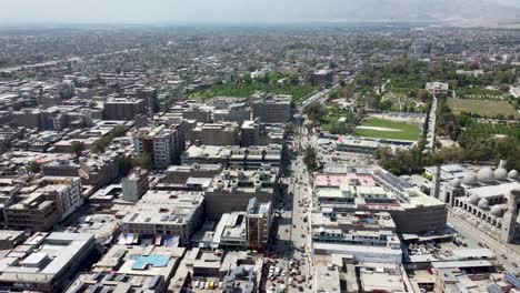 majestuosas vistas aéreas de la ciudad de jalalabad