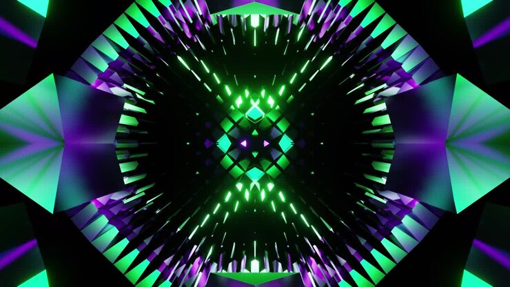 VJ loop of the Emerald equalizer background