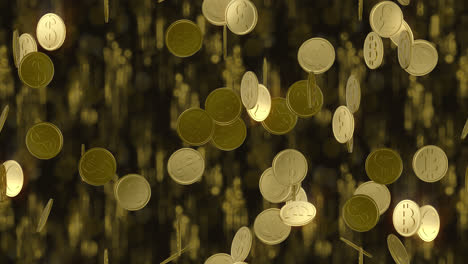 money background loop tile gold swirling