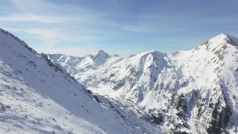 snowy mountain peaks