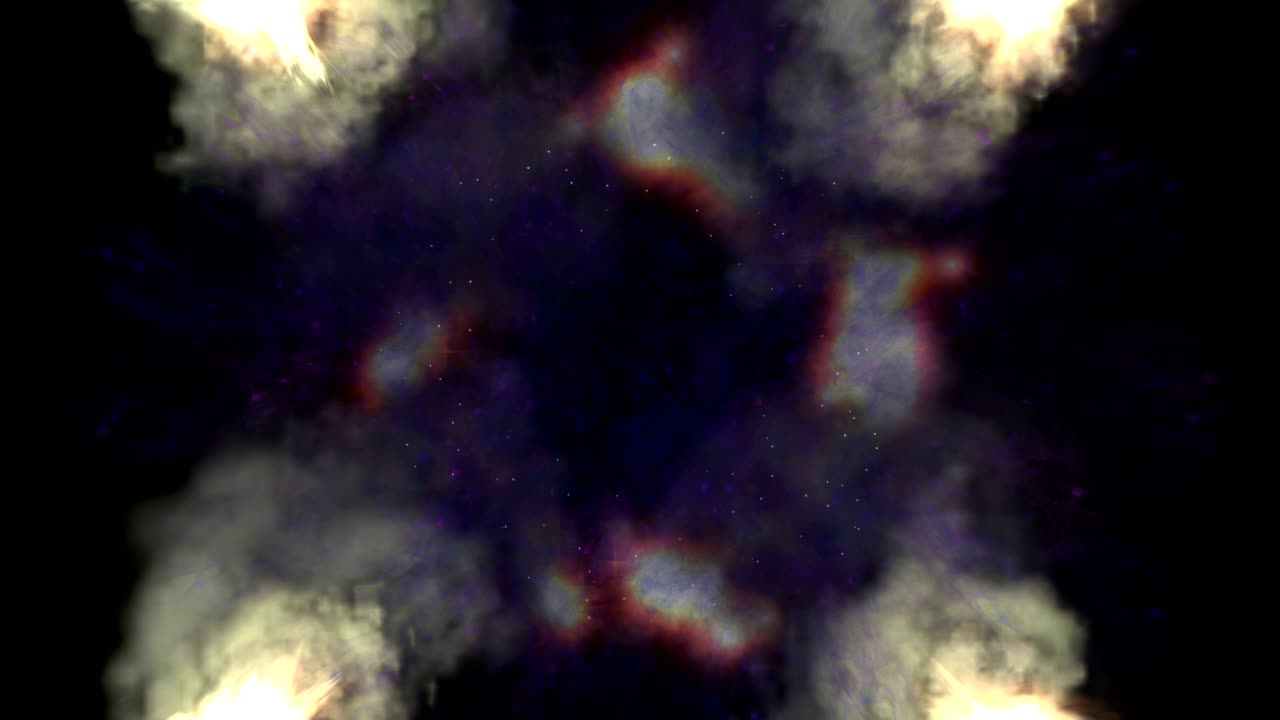 animación digital de una luz mística