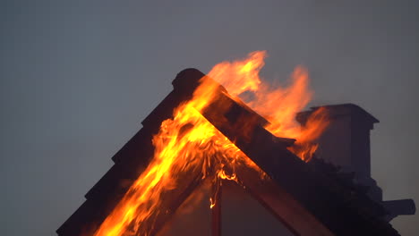 Heavy-fire-in-abandoned-building-in-Denmark