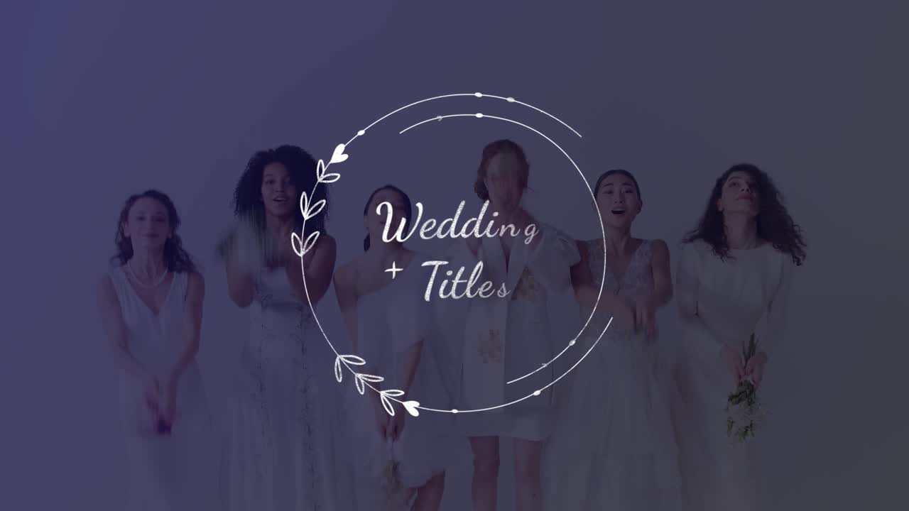 Títulos de boda 01 Animación de salida con control de color Adobe After Effects 2022 Resolución 3840×2160