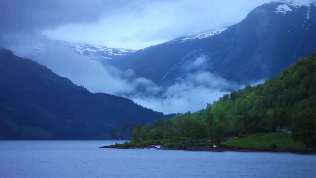 la hermosa naturaleza de noruega.