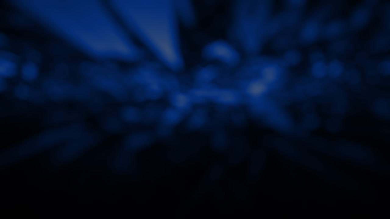 azul abstracto chisporroteante y brillante luz se filtra fondo - video de bucle