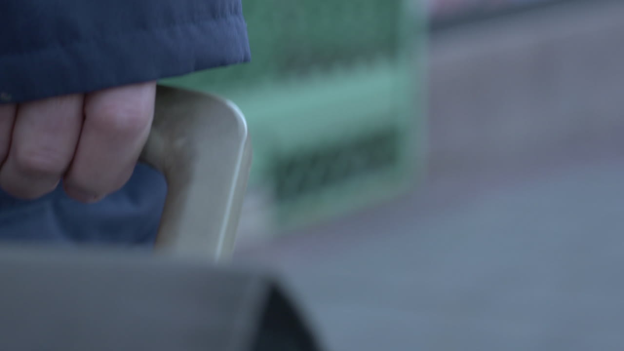 Person carrying a bag