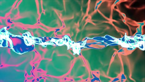 4k - movimientos lentos de humo y gases en el cielo - fondo de fuego en cámara lenta - loopable - nubes digitales en movimiento - nube de polvo en el universo