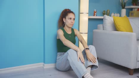 Depressed-woman-shaking-her-head-with-negative-expression.