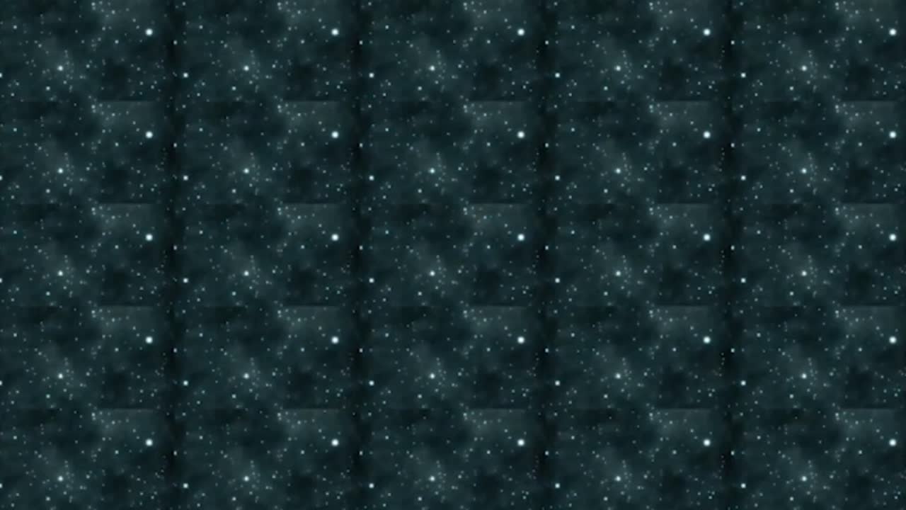 Sparkling Stars and Nebula in Deep Space