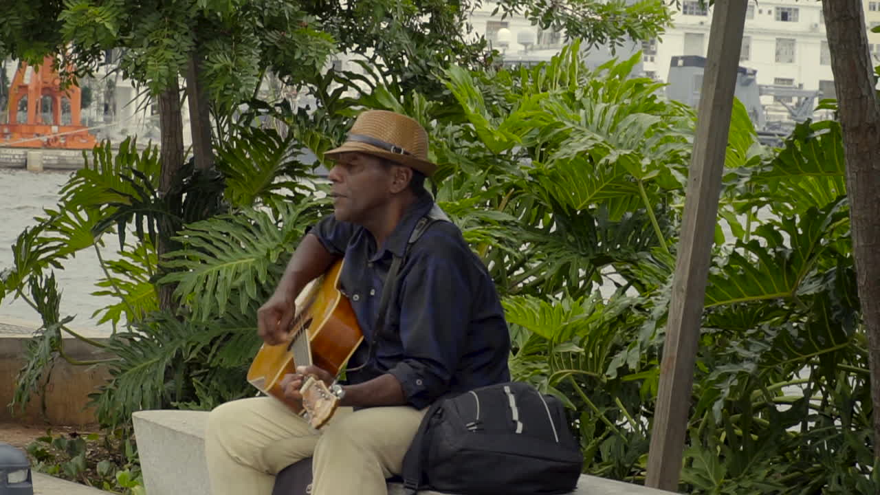 Artista di strada a Rio de Janeiro