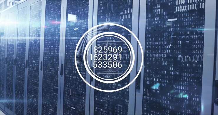 Elaborazione di Dati Digitali in una Moderna Sala Server.