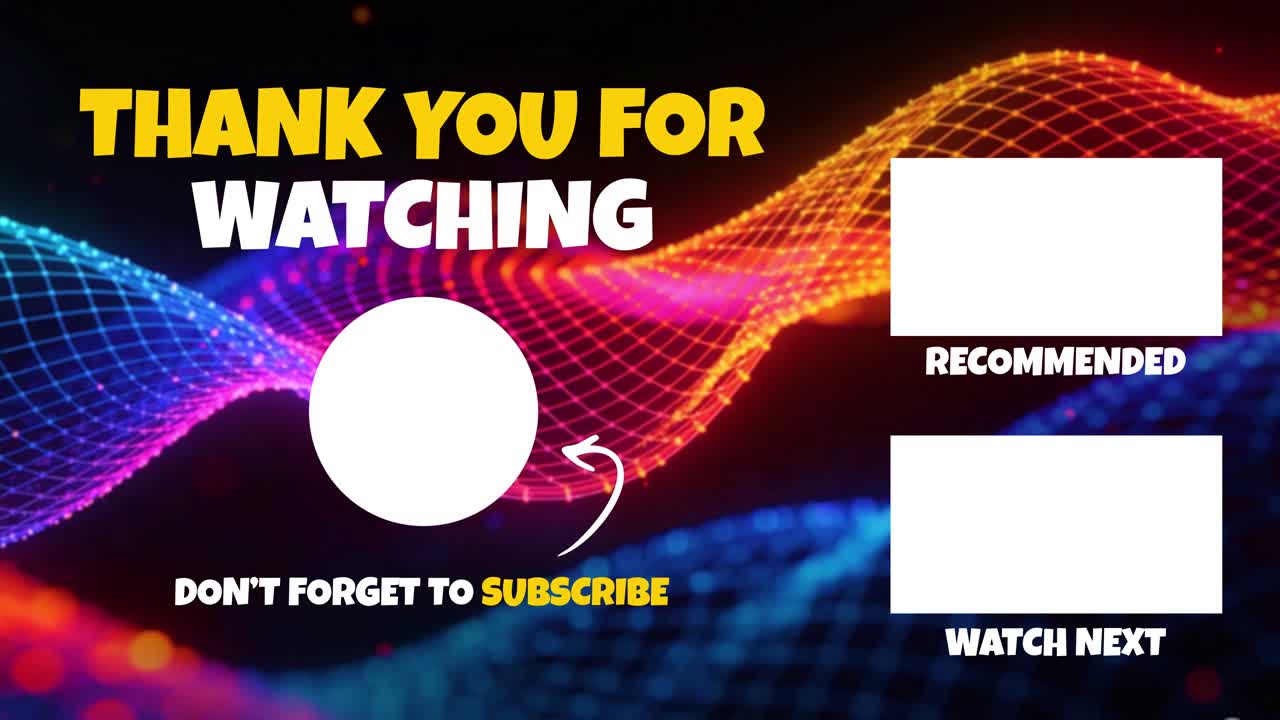 Schermata finale YouTube 4K