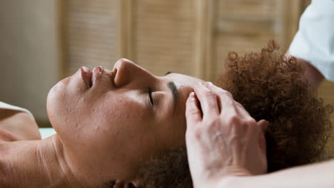 woman getting a massage