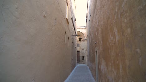 Old alley in Valletta, Malta.