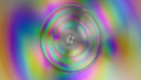 Real abstract and colourful plastic art with vintage lens