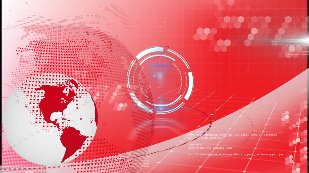 데이터 프로세싱을 통한 지구의 애니메이션