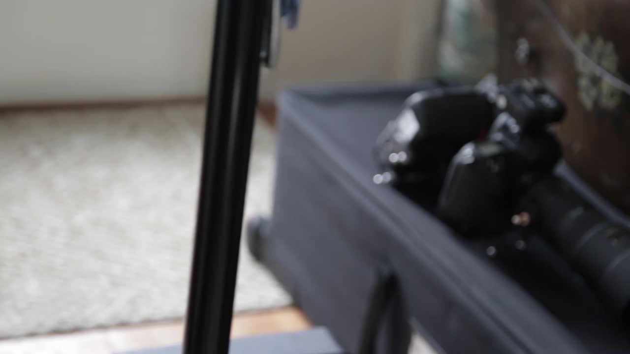 una toma de una cámara que se enfoca